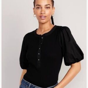 NWT Old Navy Puff Sleeve Top